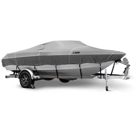 Eevelle Boat Cover JET BOAT, Outboard Fits 17ft 6in L up to 85in W Charcoal SFJET1785B-CHL